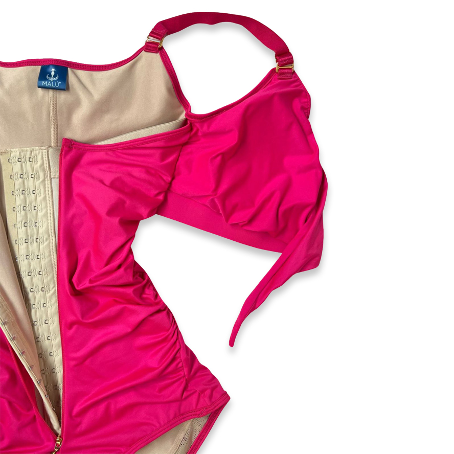 Faja de Baño FUCSIA sin manga 2024