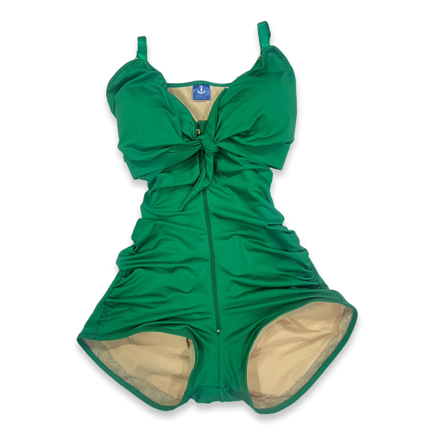 Faja de Baño VERDE sin manga 2024