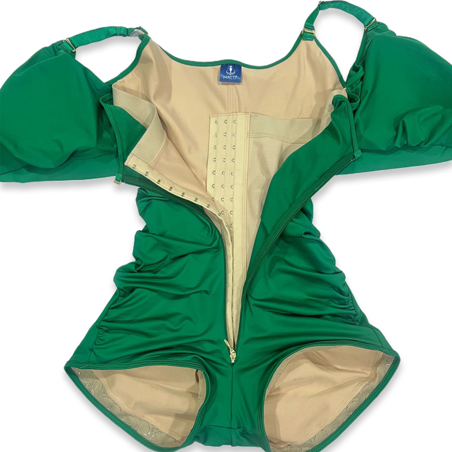 Faja de Baño VERDE sin manga 2024