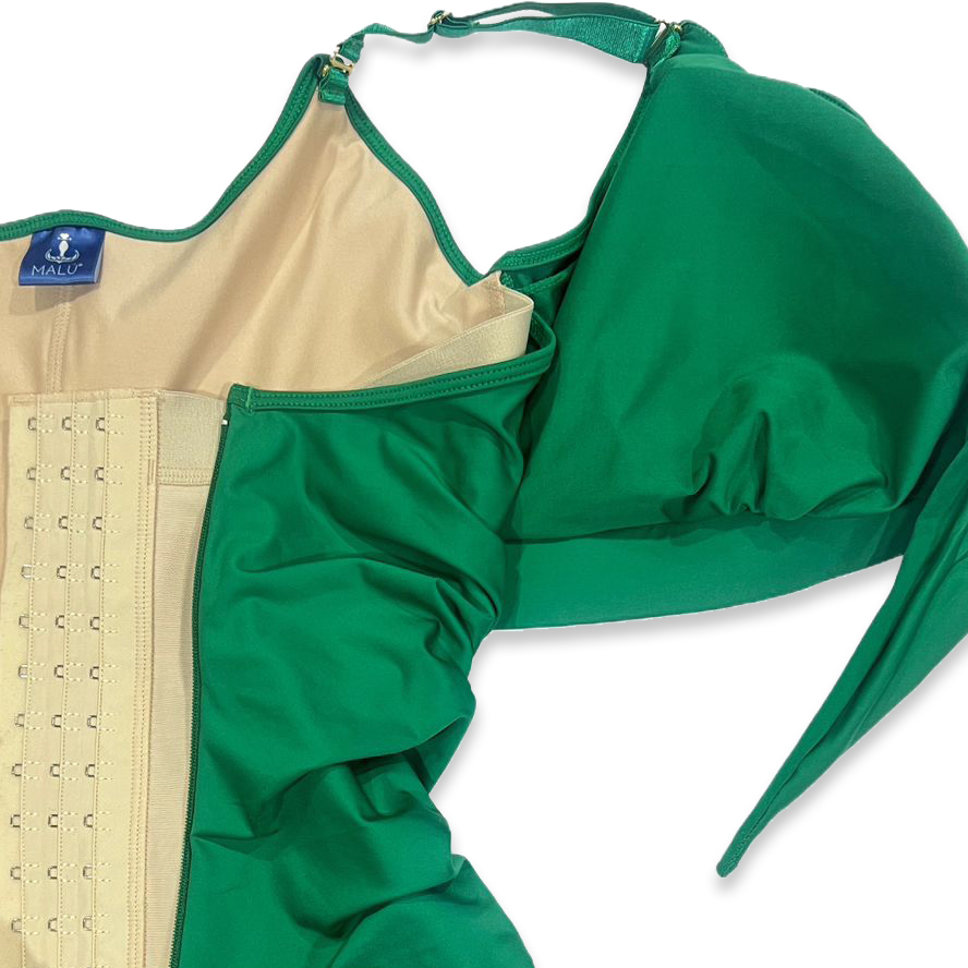 Faja de Baño VERDE sin manga 2024